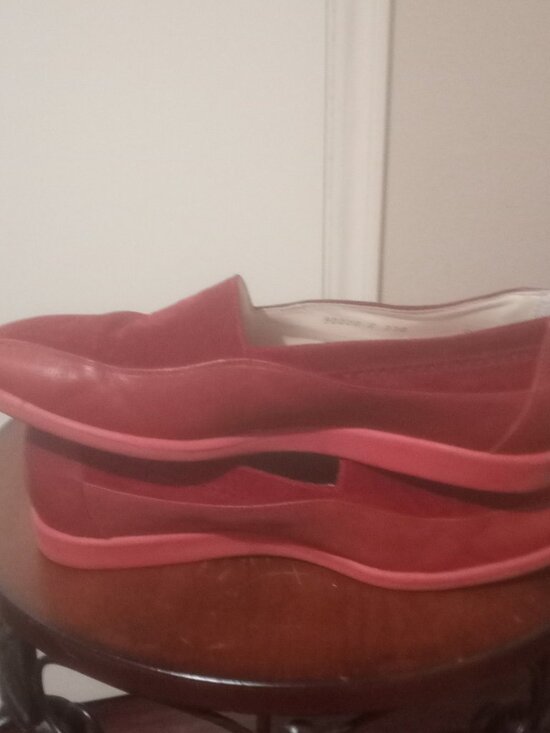 vtg 80s BALLY “Miles” burgundy Maroon Red suede and calf Slip-on Size 9M Siesta main image 5
